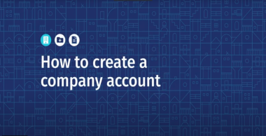 Creating a company account