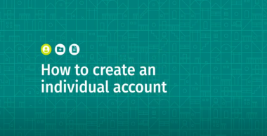 Creating an individual account