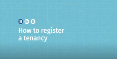 How to register a tenancy